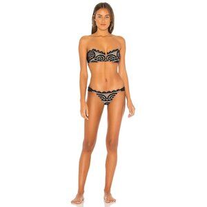 Pily Q V Lace Bandeau Bikini Top